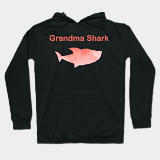 Grandma Shark Inspired Silhouette Hoodie